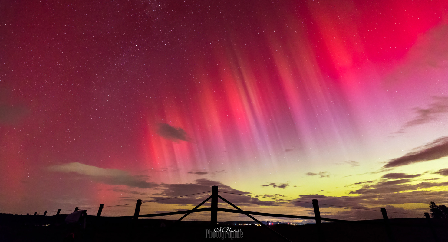 Polarlichter über dem Oberen Schussenbecken
