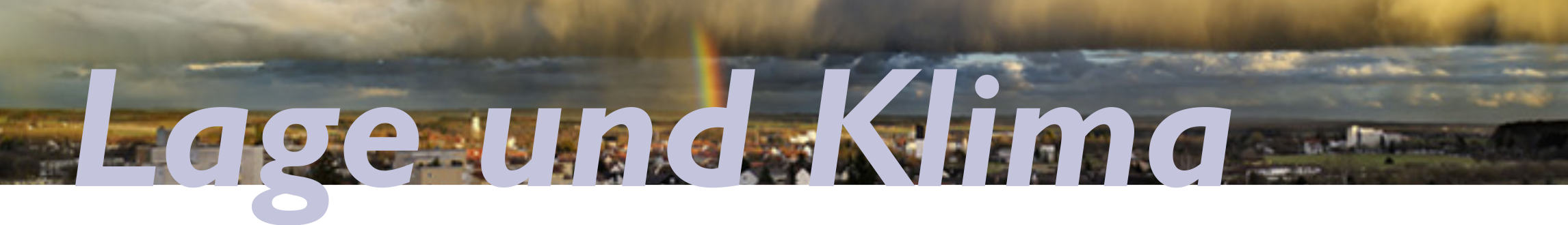 Banner Lage und Klima