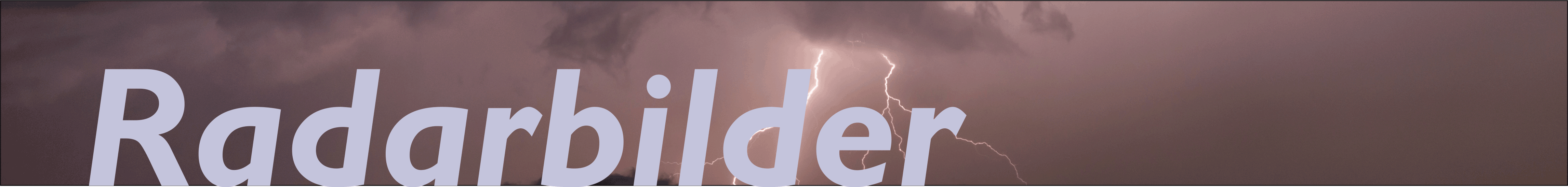 Radarbilder Banner