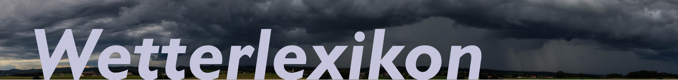 Wetterlexikon Banner