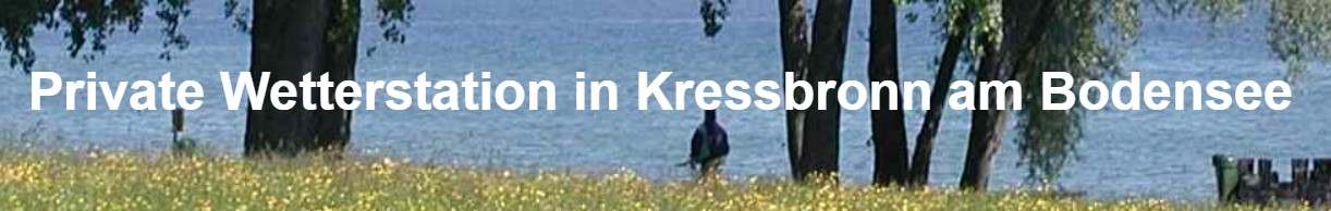 Private wetterstation kressbronn